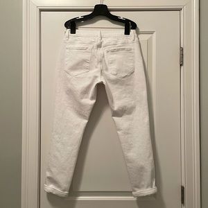 ***FRAME LE GARCON WHITE SIZE 27 WORN ONCE
